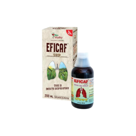 Protectie antivirala - Eficaf Sirop 200ml Biovitality