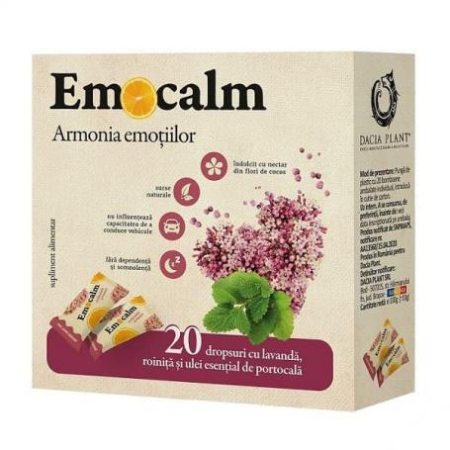 Depresie, anxietate - Emocalm 20dropsuri Dacia Plant