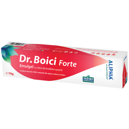 Unguente, geluri, solutii - Emulgel Dr. Boici Forte 70gr, Exhelios