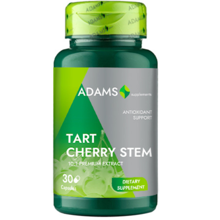 Antioxidanti - Extract Cozi Cirese, Tart Cherry Stem, 30cps, Adams Supplements
