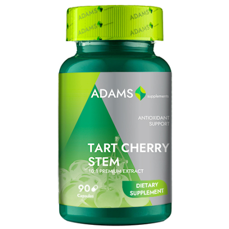 Antioxidanti - Extract Cozi Cirese, Tart Cherry Stem, 90cps, Adams Supplements
