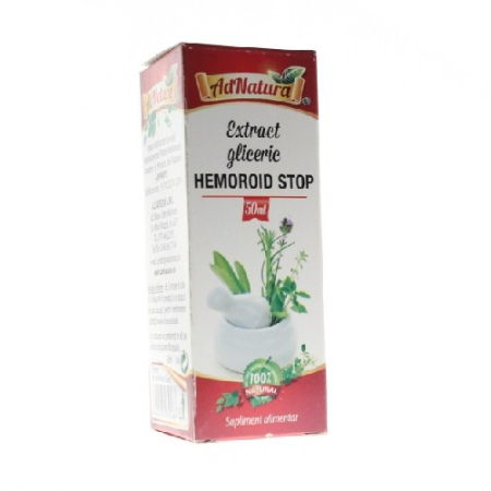 Extract Gliceric Hemoroid Stop 50ml AdNatura [0]