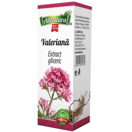 Extract gliceric Valeriana, 50ml AdNatura [0]