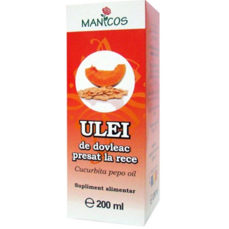 Uleiuri alimentare - Extract Uleios De Dovleac 200ml Manicos