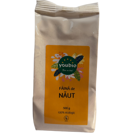 Paine, faina si mixuri - Faina de naut organic, 500gr, youbio