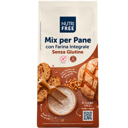 Paine, faina si mixuri fara gluten - Faina Mix pt Paine Integrala 1000gr Nutrefree