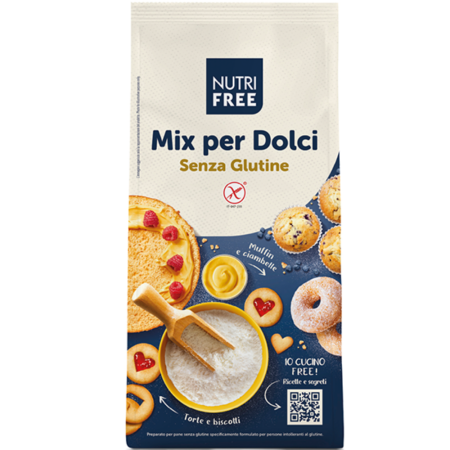 Paine, faina si mixuri fara gluten - Faina Nutrifree Mix pt Prajituri, 1kg, Nutrifree
