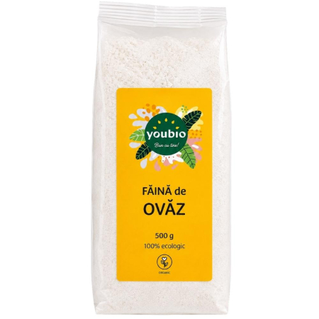Paine, faina si mixuri - Faina ovaz organic, 500gr, youbio