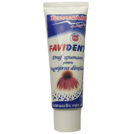 Favident Praf Spumant pentru Dinti 50ml Favisan [0]