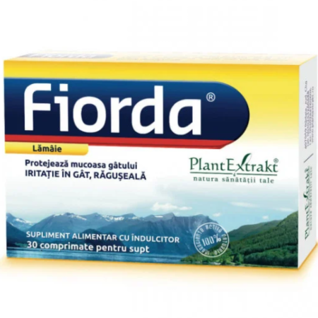 Bomboane - Fiorda Lamaie de Supt 30cpr Plantextract