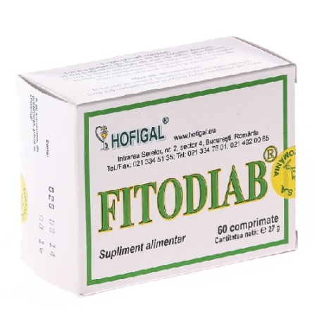 Diabet - Fitodiab 60cpr Hofigal
