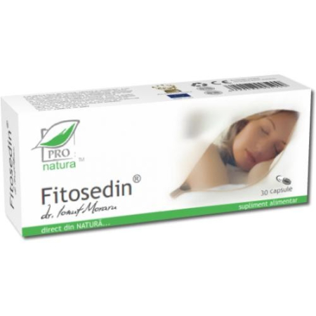 Somn usor - Fitosedin 30cps Pro Natura
