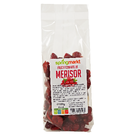 Fructe uscate - Fructe confiate de Merisor 100gr