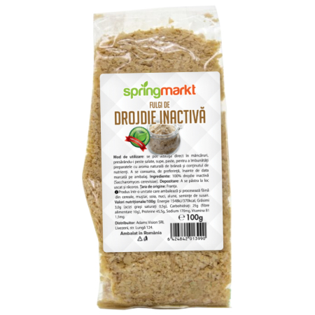 Condimente - Fulgi de Drojdie Inactiva, 100g, springmarkt