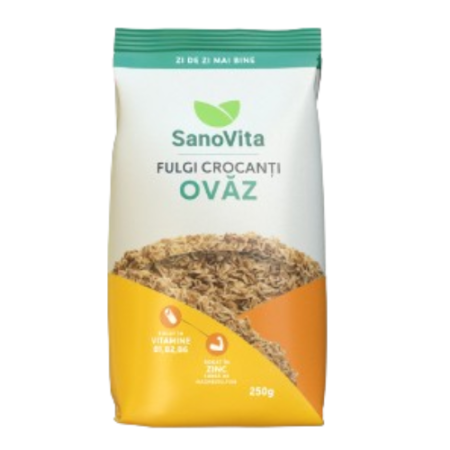 Fulgi de Ovaz Crispy, Bio, 250gr, SanoVita [1]