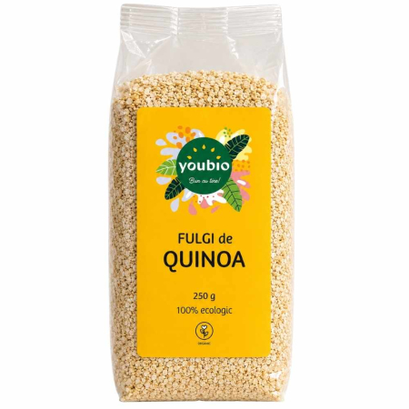 Cereale - Fulgi de quinoa, organic, 250g, youbio