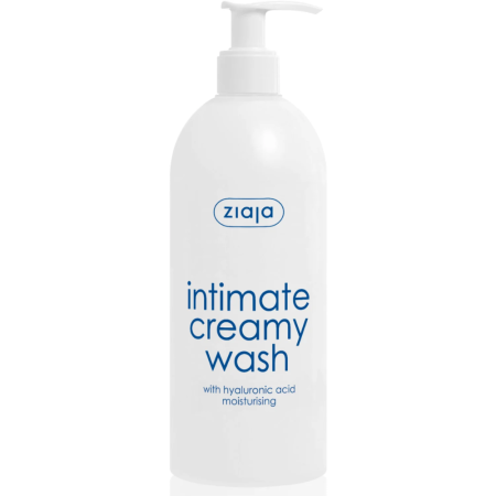 Cosmetice Bio si naturale - Gel Cremos pentru Igiena Intima cu Acid Hialuronic 500ml, Ziaja