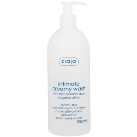 Gel cremos pentru igiena intima cu Acid Lactobionic/Regenerativ, 500ml, Ziaja [1]
