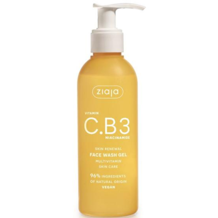Creme cosmetice - Gel de curatare pentru fata cu Vitamina C. B3 Niacinamida, 190ml, Ziaja