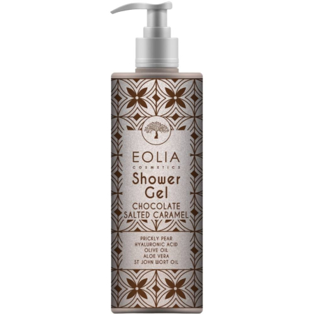Cosmetice Bio si naturale - Gel de dus cu Ciocolata si Caramel Sarat 250ml Eolia