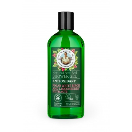 Cosmetice Bio si naturale - Gel de Duș cu Extract de Mesteacan Alb și Merișoare 260ml