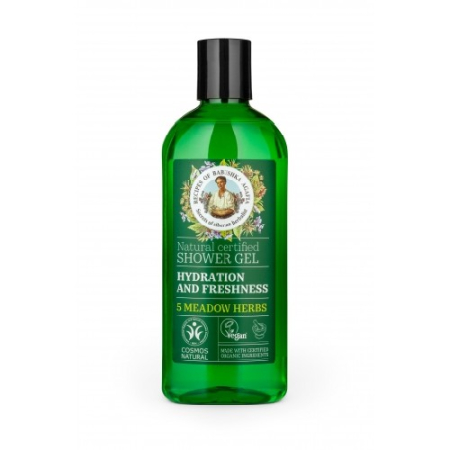 Cosmetice Bio si naturale - Gel de Duș Hidratant cu Extracte din 5 Plante 260ml