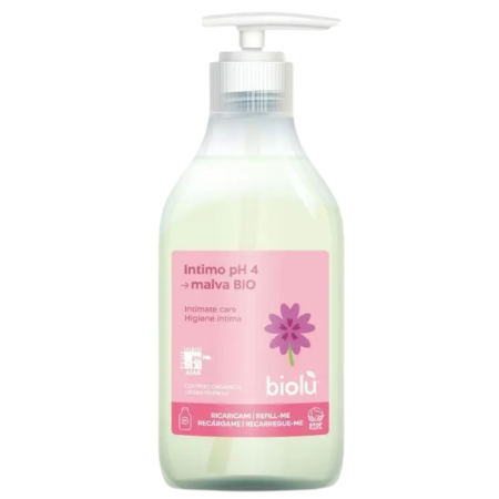 Cosmetice Bio si naturale - Gel ecologic pentru igiena intima cu Eucalipt si Nalba, 250ml, Biolu