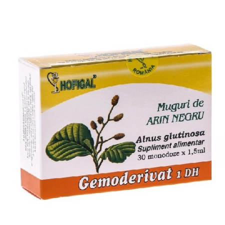 Cardiovasculare - Gemoderivat Arin Negru 30monodoze Hofigal