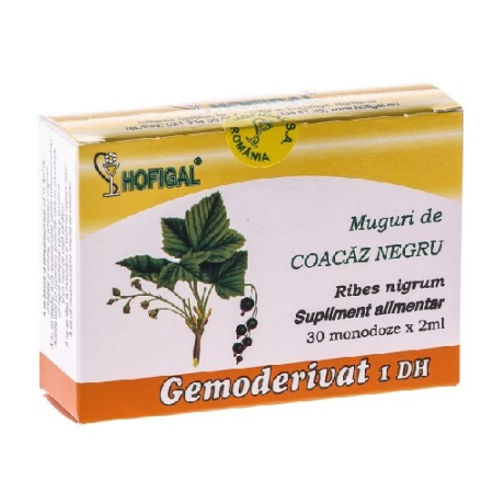 Gemoderivat Muguri de Cocaze Negru, 30mdoze, Hofigal [0]