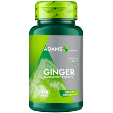 Digestie - Ghimbir 300mg, 30cps, Adams Supplements