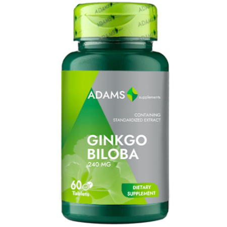 Ginkgo Biloba 60 tab, Adams [1]