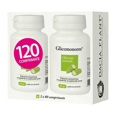 Glicemonorm 60cpr 1+1 GRATIS Dacia Plant [2]