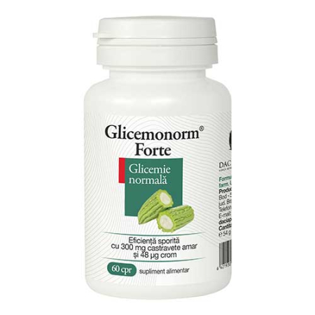Diabet - Glicemonorm Forte 60tab. Dacia Plant