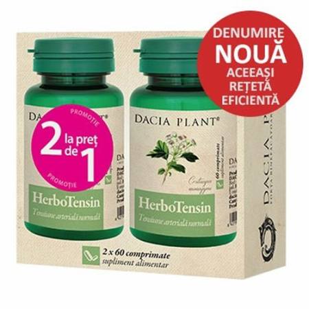 Cardiovasculare - HerboTensin 60cps+ 60cps Dacia Plant