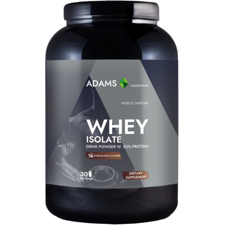 Izolat proteic din zer (ciocolata), 908g, Adams Supplements [1]