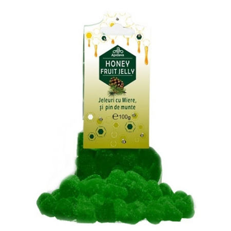 Bomboane - Jeleuri cu Miere si Pin de munte, 100g, Apidava