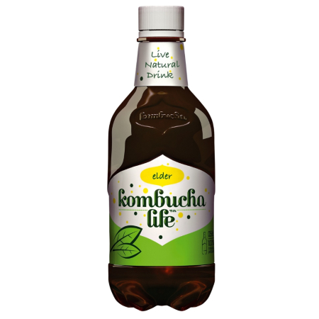 Kombucha Cu Flori De Soc, Eco, SGR, 500ml, Kombucha Life [1]