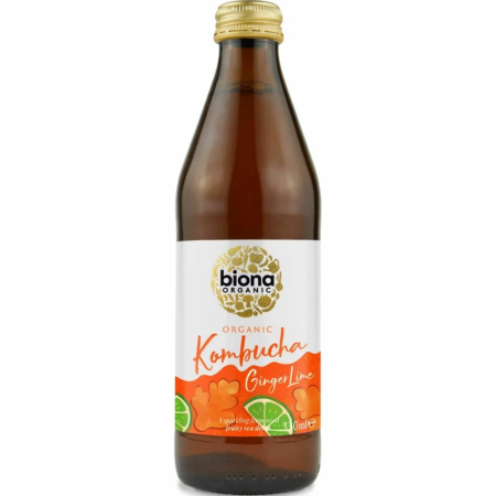 Kombucha Cu Ghimbir Si Lime Bio 330ml Biona [0]
