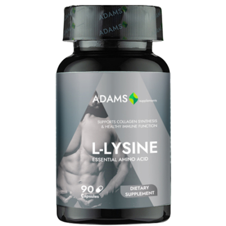 Suplimente fitness - L-Lysine 500mg, 90cps , Adams