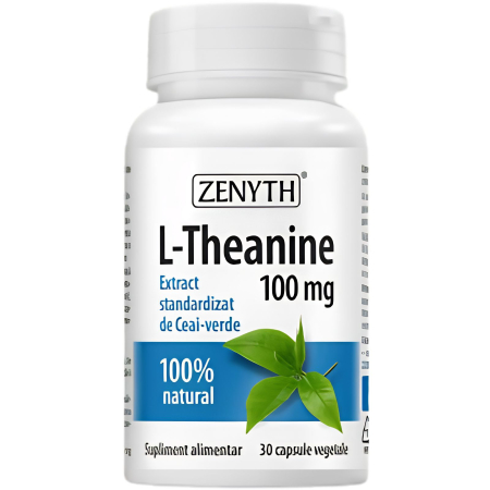 Somn usor - L-Theanine 100mg 30cps Zenyth