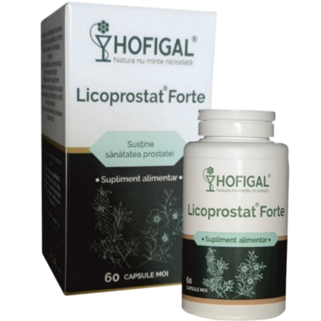 Prostata, urologie - Licoprostat Forte 60cps Hofigal