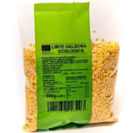Linte Galbena Ecologica 500g Driedfruits [2]