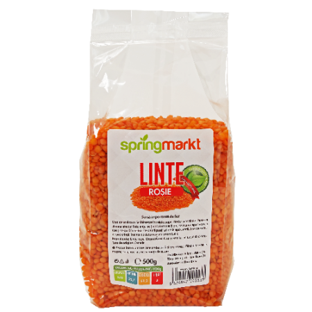 Leguminoase - Linte Rosie 500gr springmarkt