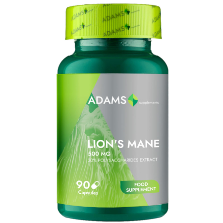 Lion`s Mane 500mg 90cps, Adams Supplements [0]