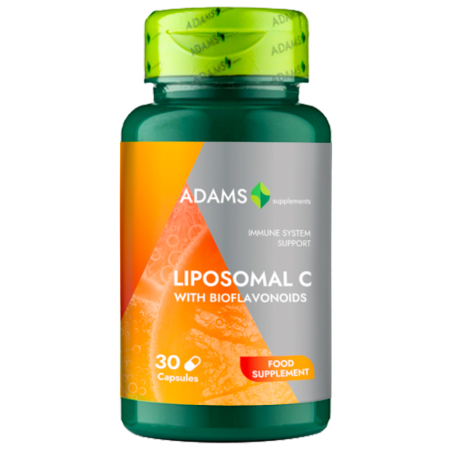Liposomal C + Bioflavonoids 30cps, Adams Supplements [1]