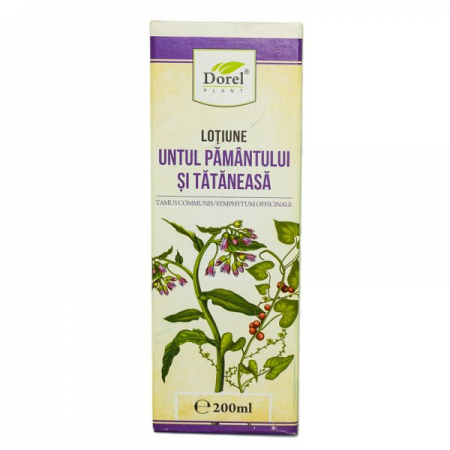 Sistemul osos - Lotiune Untul Pamantului Si Tataneasa  200ml Dorel Plant