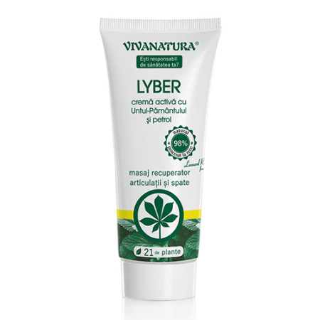 Lyber Crema Antireumatica Untul Pamantului 250ml Viva Natura [1]