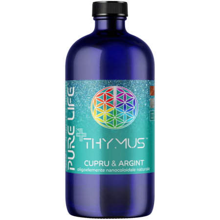 Imunitate - M+ Thymus (Ag, Cu) 35 Ppm Mas. Gradata 480ml Pure Life
