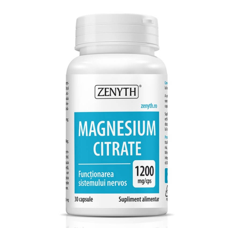 Sistem nervos - Magnesium Citrate 1200mg 30cps  Zenyth