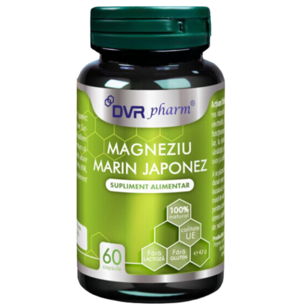 Magneziu Marin Japonez, 60cps, DVR Pharm [1]